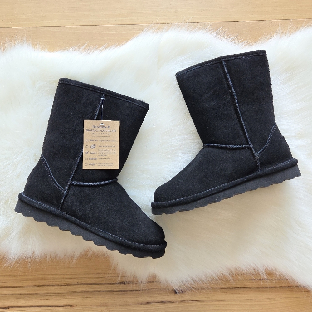 BearPaw Black Winter Boots